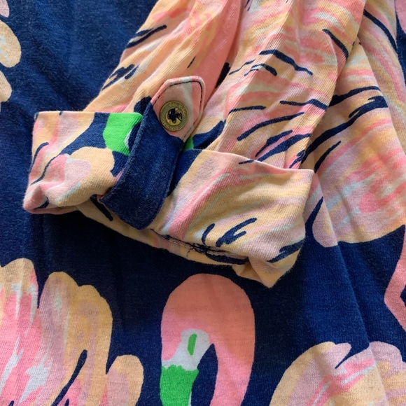 Lilly Pulitzer Flamingo Dress - Picture 2 of 3
